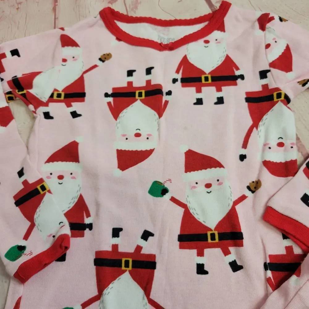 Carter's Santa Christmas pajamas 2T